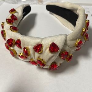 Briana Cannon Heart Valentines Day Headband Head band